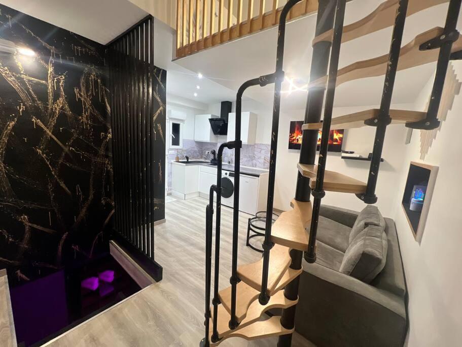 Maison Appartement Triplex Avec Jacuzzi Et Sauna Saint-Etienne  Luaran gambar